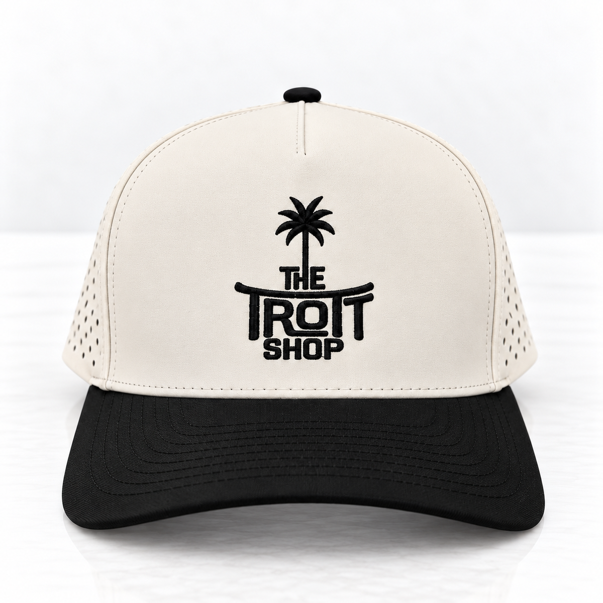 NEW The Trott Shop Billest Glendora Hat BONE & BLACK
