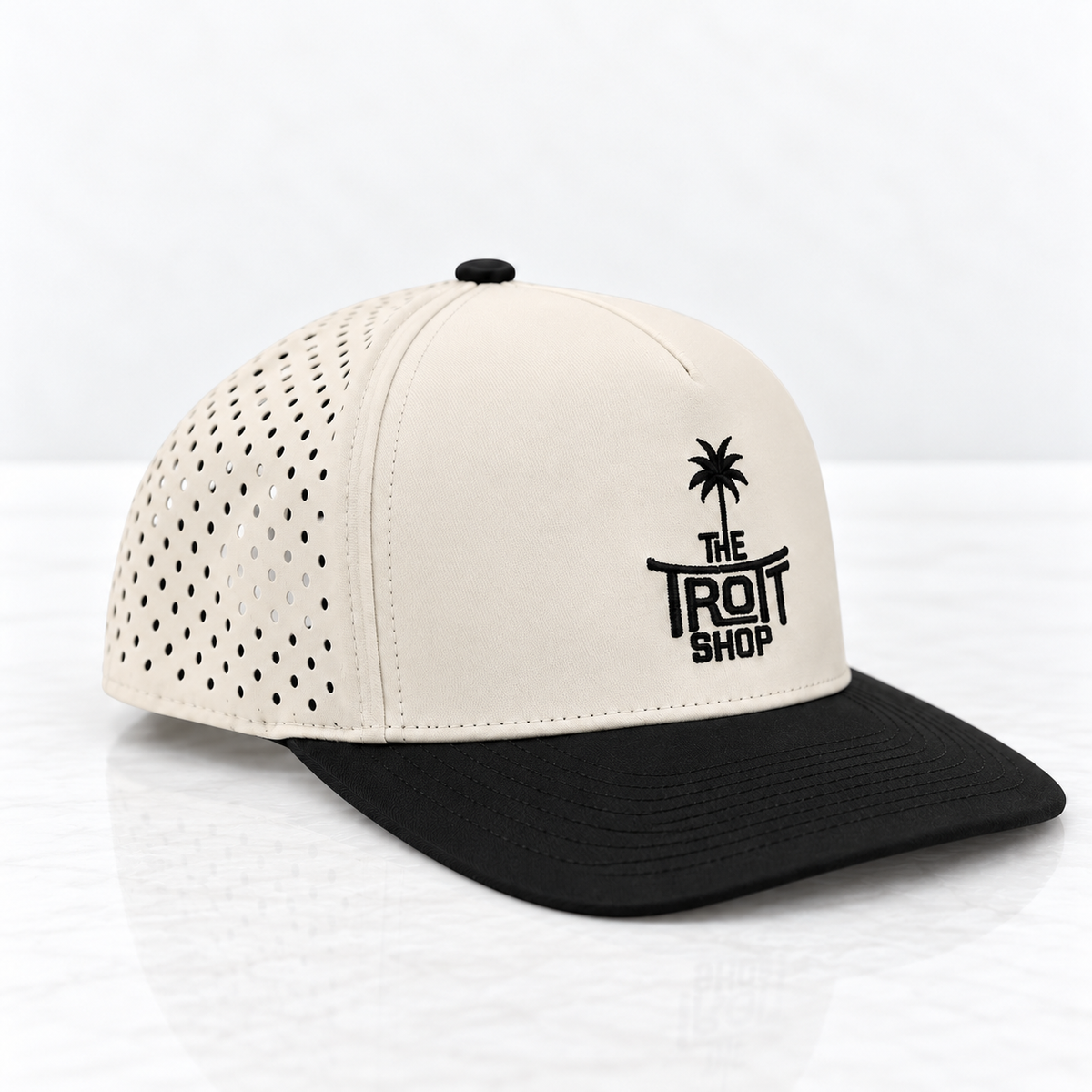 NEW The Trott Shop Billest Glendora Hat BONE & BLACK